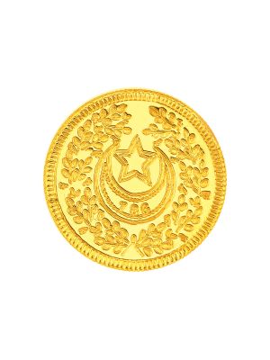 8 Grams 22 Carat Crescent Moon Gold Coin