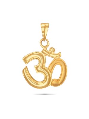 Divine Om Gold Pendant