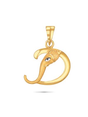 Lord Ganesha Gold Pendant