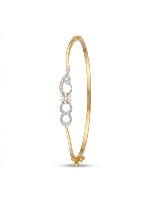Elegant Loop Accents Diamond Gadi