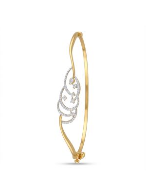 Elegant Twisted Loop Diamond Gadi 