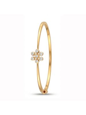 Elegant Bloom Motif Diamond Gadi
