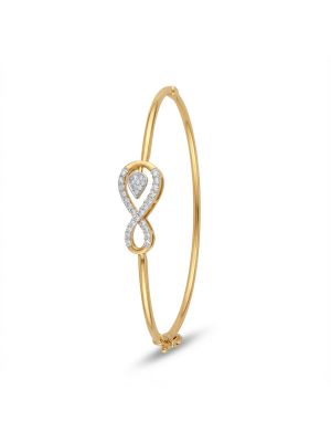 Elegant Loop Accents Diamond Gadi