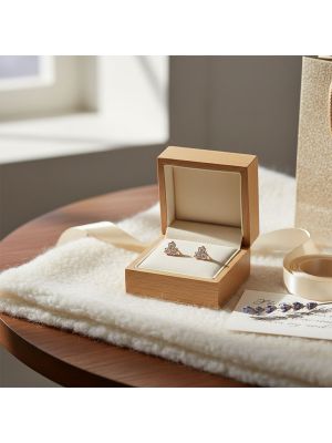 Shine Triple Stone Diamond Stud