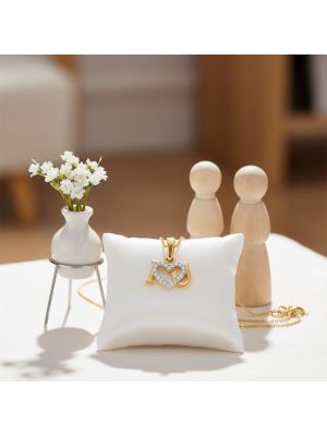 Love Signature Gold Diamond Pendant