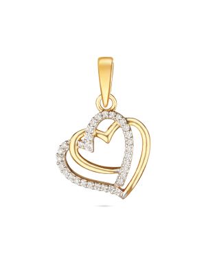 Double Heartin Pendant