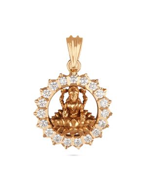 Divine Lakshmi Diamond Pendant