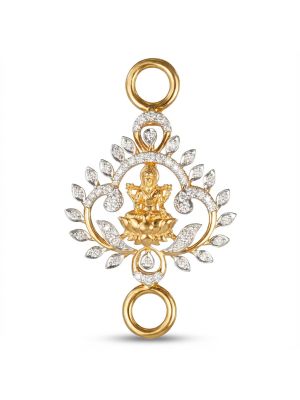 Diamond Lakshmi Mugapu Pendant