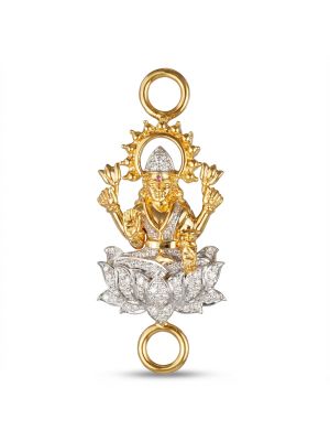 Diamond Lakshmi Mugapu Pendant