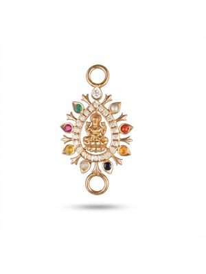 Diamond Lakshmi Navaratna Mugapu Pendant