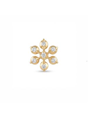 Bridal Floral Diamond Stud