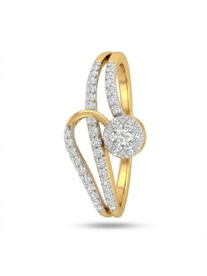 Bridal Floral Diamond Ring