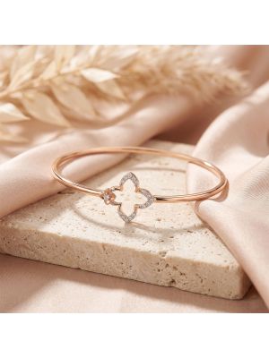 Radiant Clover Rose Diamond Gadi