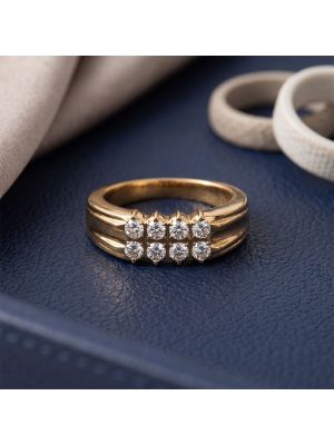 Sovereign Grid Men's Diamond Ring