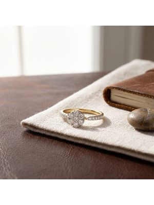 Imperial Round Bloom Diamond Ring