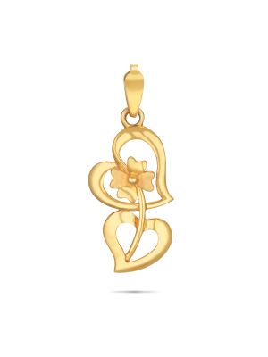 Floral Heart Design Pendant