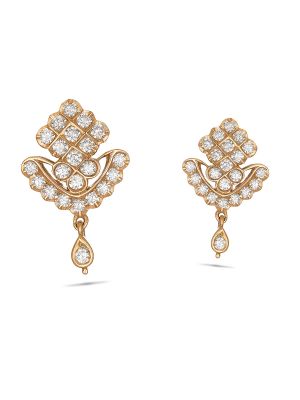 Enticing Trendy Diamond Earring