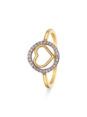 Heart Diamond Ring