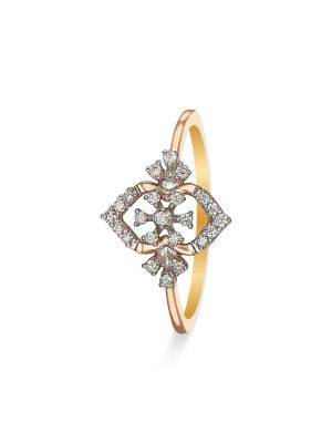 Glorious Floral Diamond Ring 