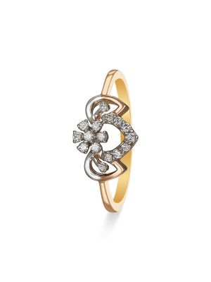 Diamond Flower Ring