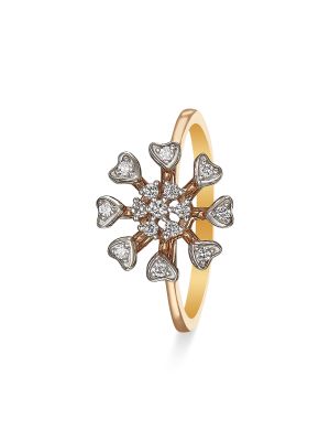 Glorious Floral Diamond Ring 
