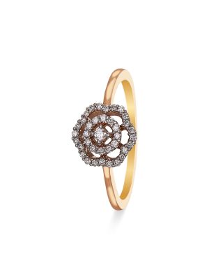 Glorious Floral Diamond Ring 