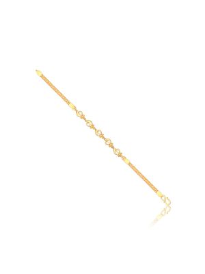 Fascinating Flower Design Gold Bracelet