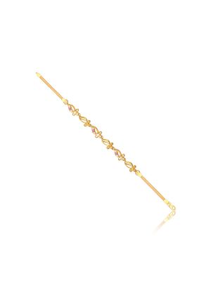 Fascinating Flower Design Gold Bracelet