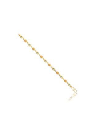 Heart Design Gold Bracelet