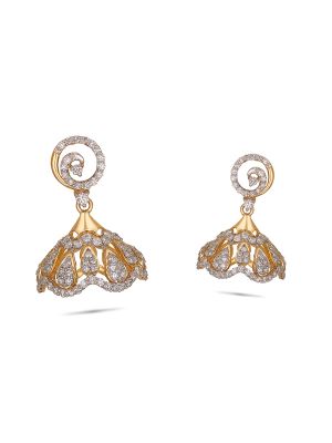 Enticing Trendy Diamond Earring