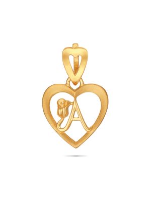 Captivating Gold Letter Pendant