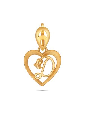 Captivating Gold Letter Pendant