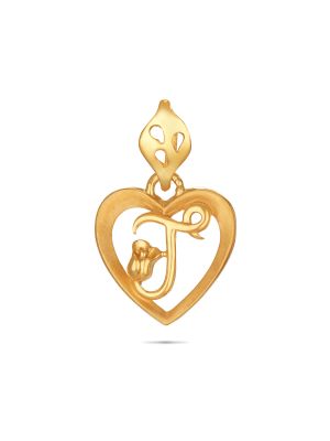 Captivating Gold Letter Pendant