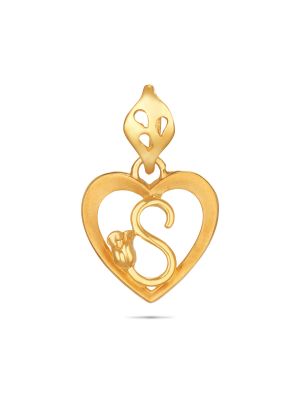 Captivating Gold Letter Pendant