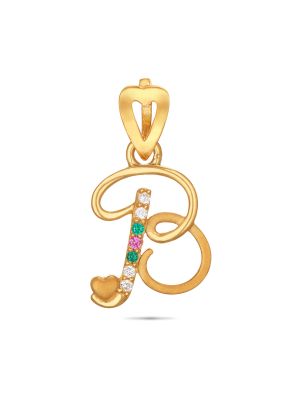 Captivating Gold Letter Pendant