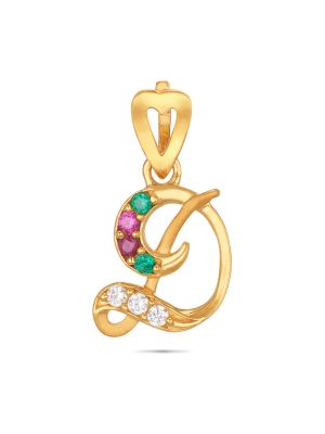 Captivating Gold Letter Pendant