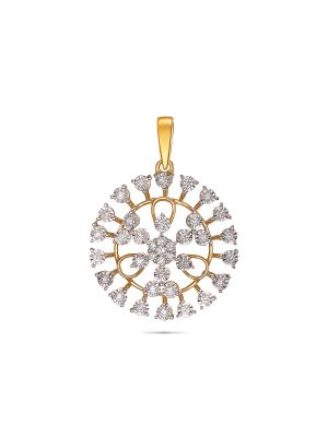 Exquisite Floral Diamond Pendant