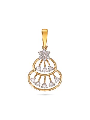 Exquisite Floral Diamond Pendant