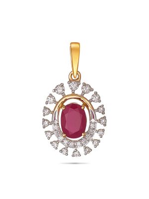 Exquisite Floral Diamond Pendant