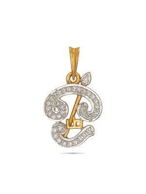 Elegant Diamond Om Pendant