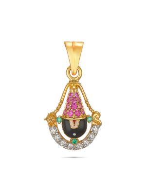 Tirupati Balaji Diamond Pendant
