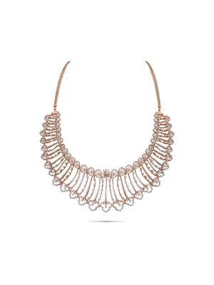 Gorgeous Floral Diamond Necklace