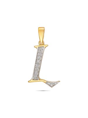 Diamond Letter Pendant