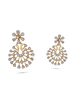 Enticing Trendy Diamond Earring