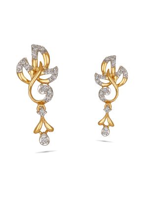 Enticing Trendy Diamond Earring