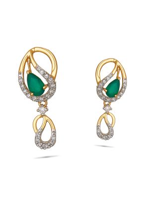 Enticing Trendy Diamond Earring