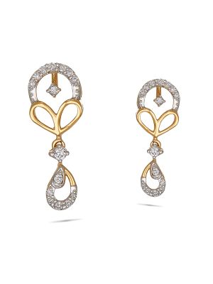 Enticing Trendy Diamond Earring