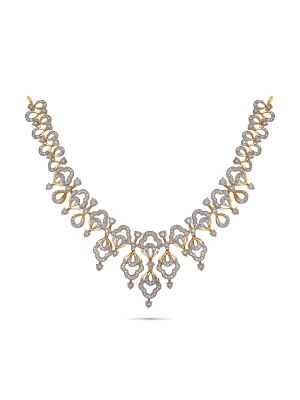 Elegant and Trendy Diamond Necklace