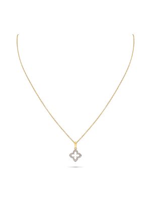 Stylish Diamond Pendant and Chain
