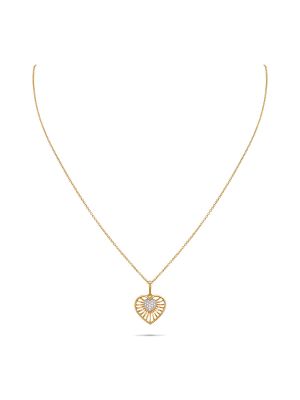 Stylish Diamond Pendant and Chain